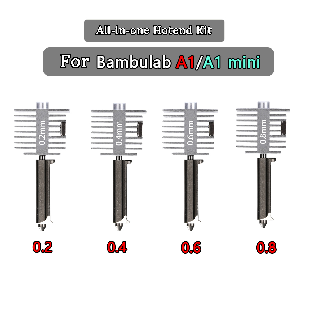 3D Printing News - ชุดอัพเกรดฮอตเอนด์สำหรับ Bamb Lab A1/A1 Mini ชุดประกอบฮอตเอนด์ความเร็วสูง