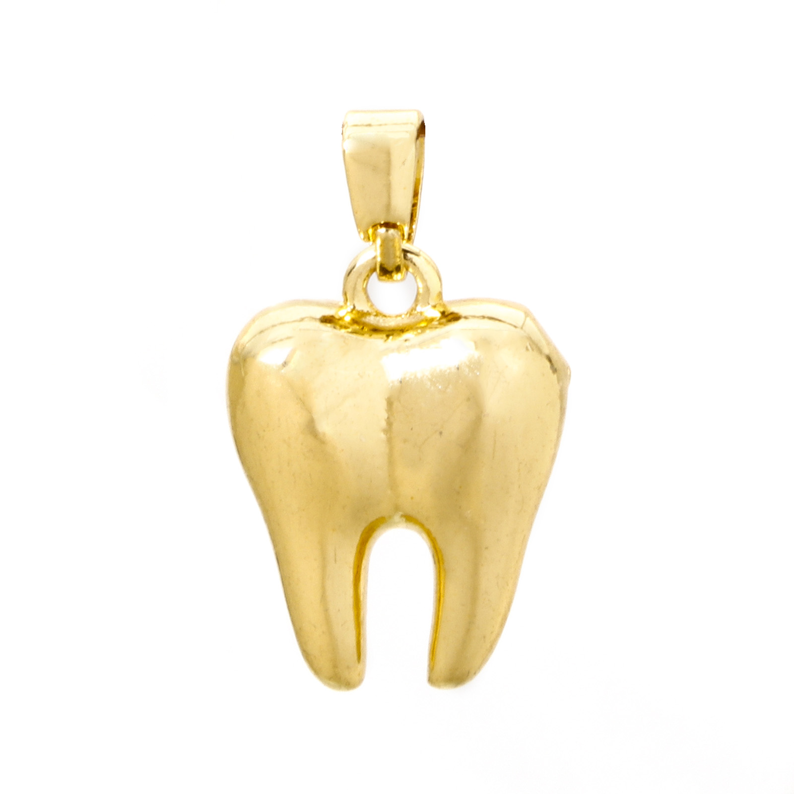 3D Printing Jewellery - 2pcs มินิทองเหลือง Charms ทองสี 3D ฟันจี้สําหรับเครื่องประดับ