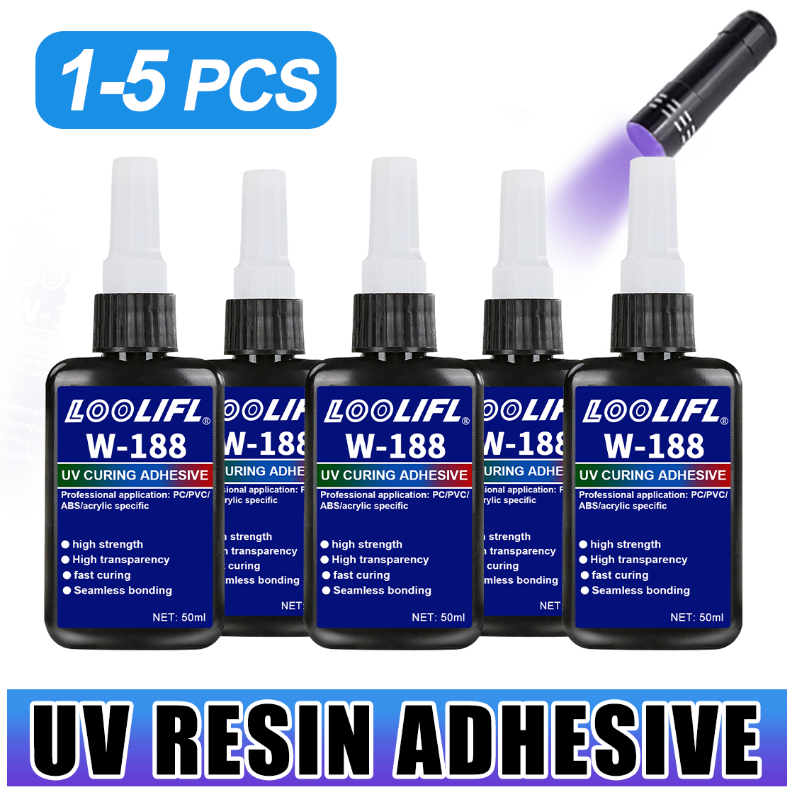 Resin Curing Station - LOOLIFL 188 กาวเรซิ่น UV แข็งแรง 50