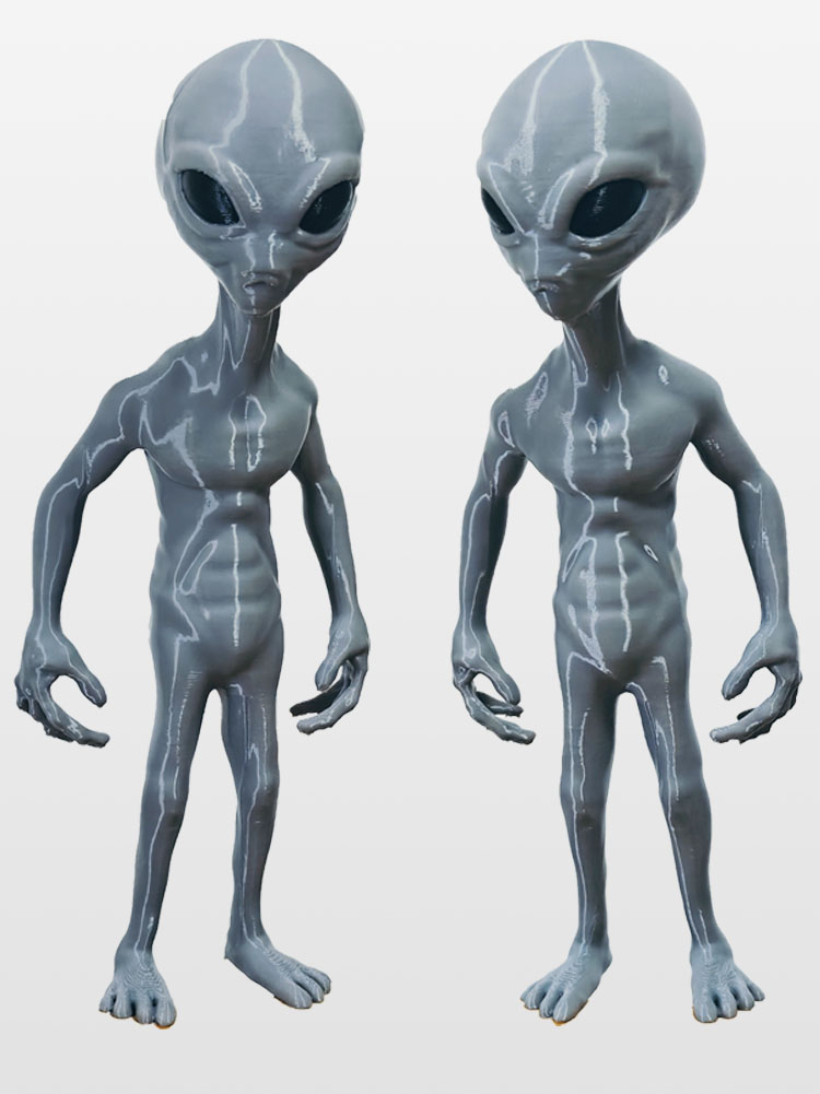 3D Printing Room - 2025 ใหม่ Roswell UFO สีเทา Alien