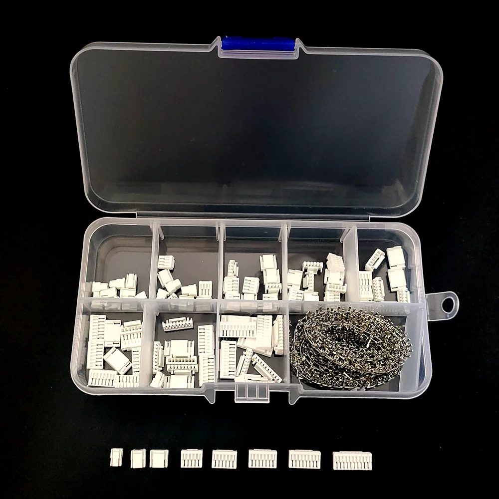 3D Printing Deck Box - 530 ชิ้น/กล่อง JST GH 1.25 มม.ตัวเชื่อมต่อชุด