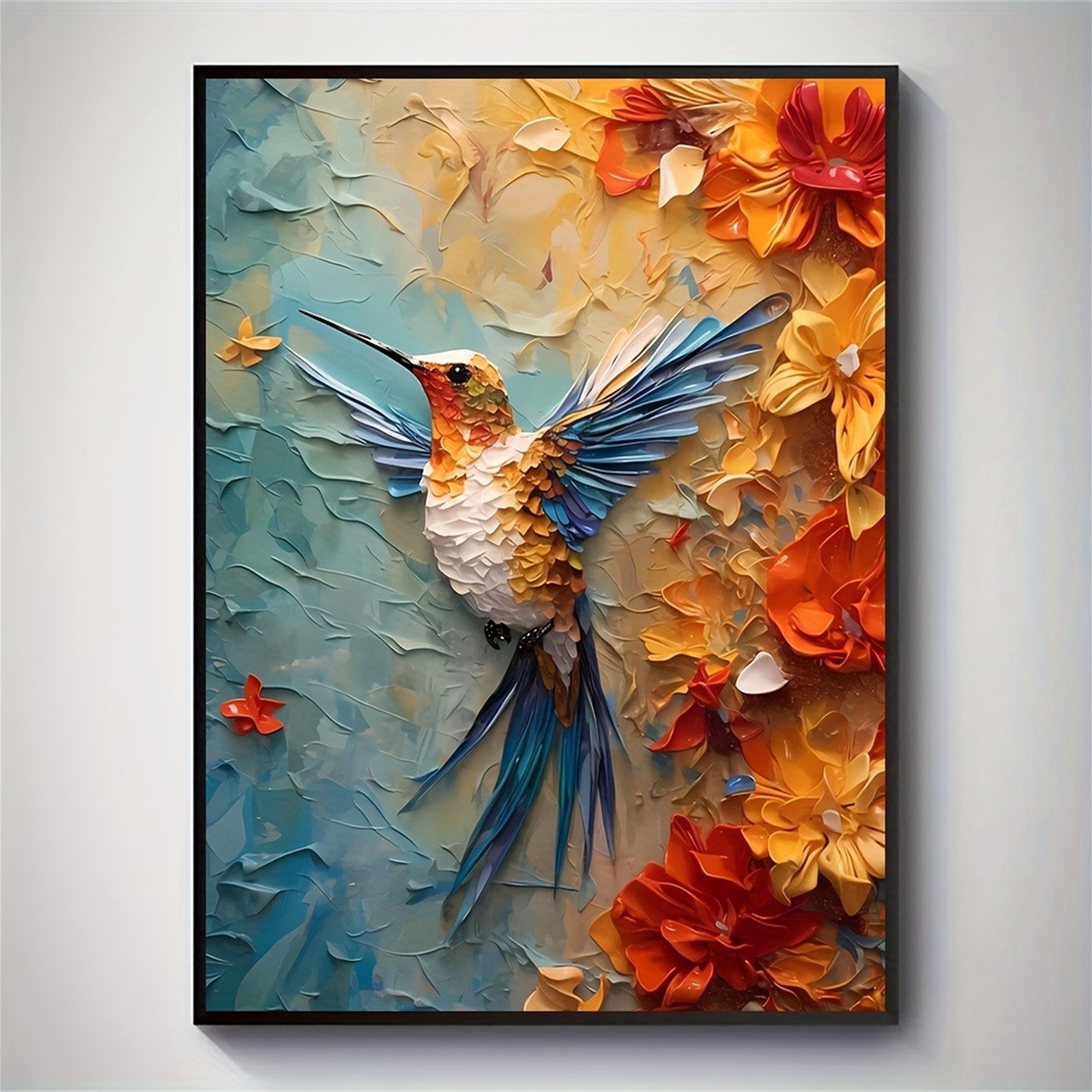 Vibrant Hummingbird & ดอกไม้ 3 - 3D Printing Room บทวิจารณ์และราคา