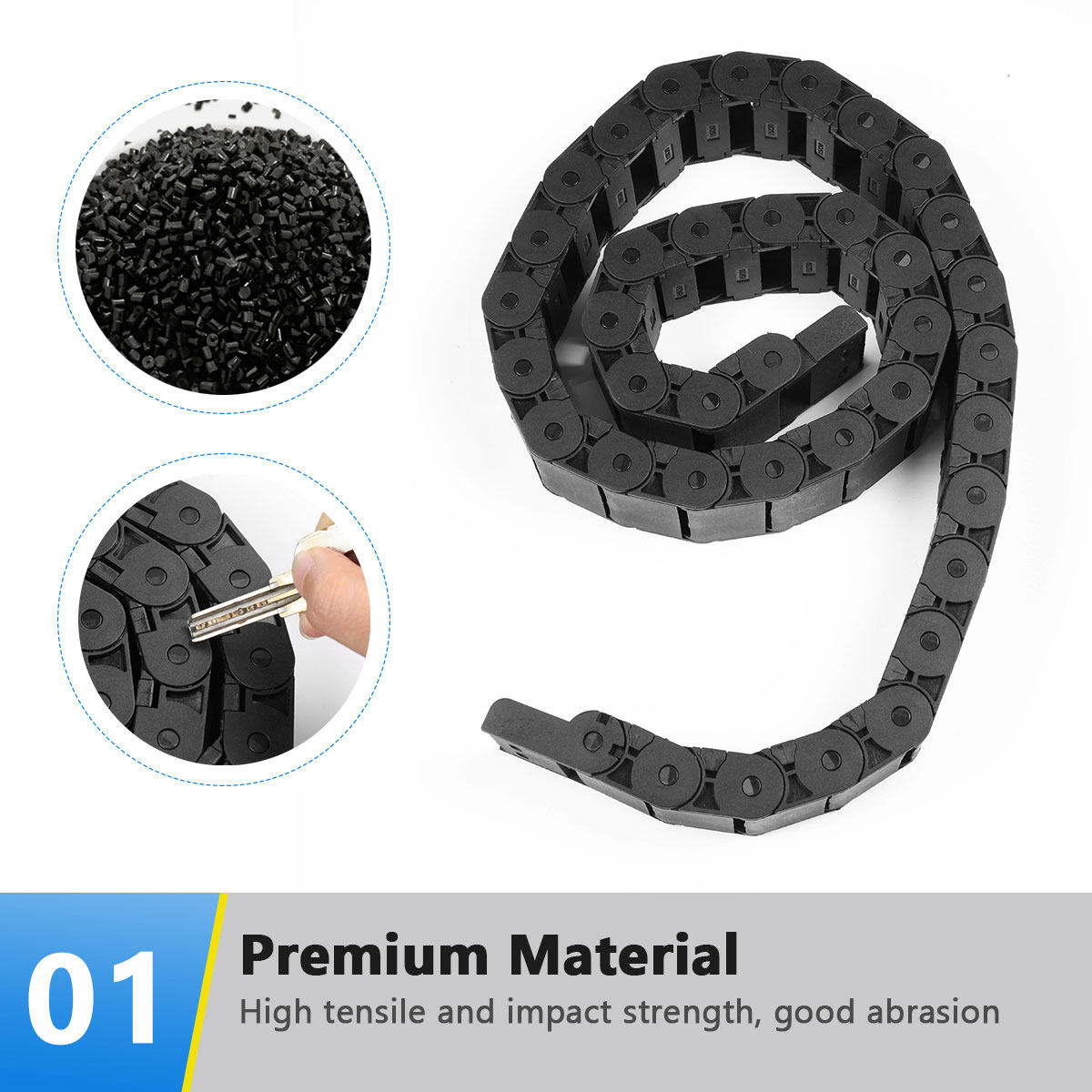โซ่พลาสติกสีดำ 1 เมตร สำหรับเค - 3D Printing Plastic บทวิจารณ์และราคา
