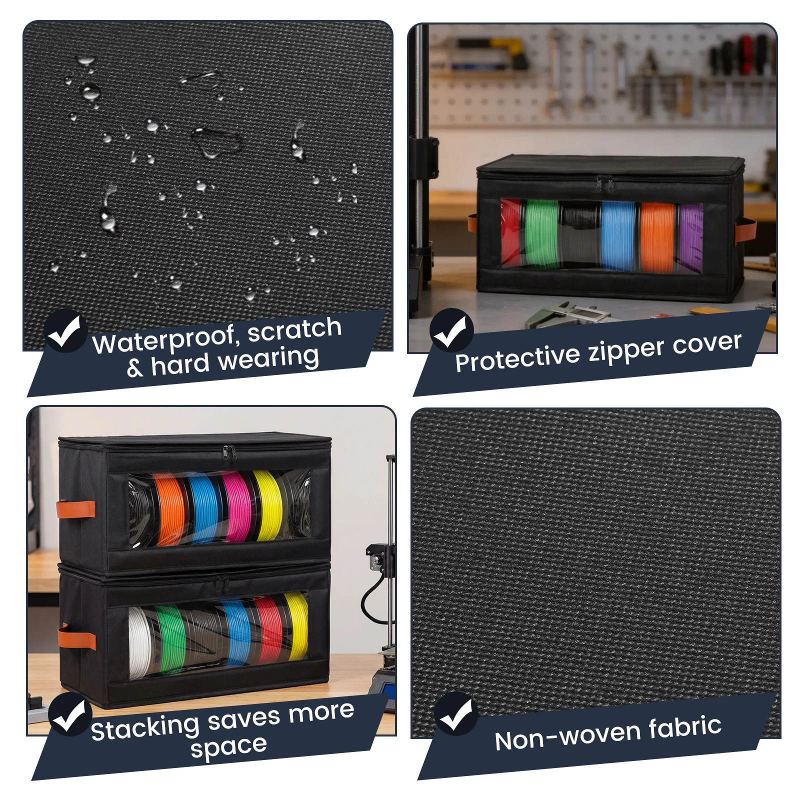 กล่องเก็บเส้นพลาสติกสำหรับเครื - 3D Printing Deck Box บทวิจารณ์และราคา