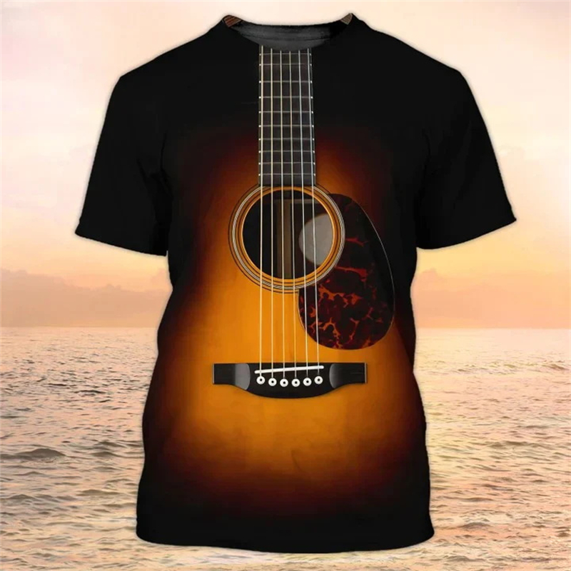 เสื้อยืดพิมพ์ลายกีตาร์ 3 มิติ  - 3D Printing Guitar บทวิจารณ์และราคา