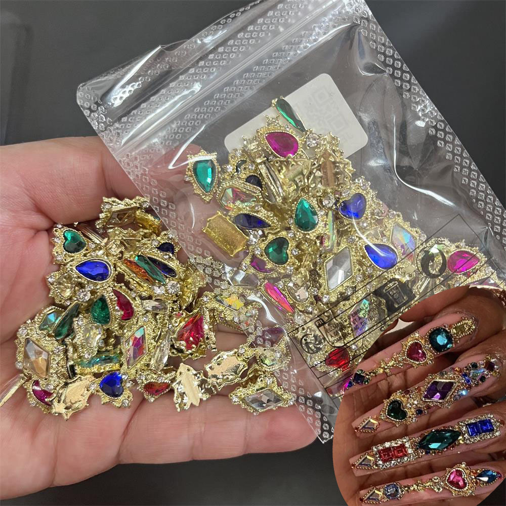60PCS ผสมเล็บ Art Rhinestones  - 3D Printing Jewellery บทวิจารณ์และราคา