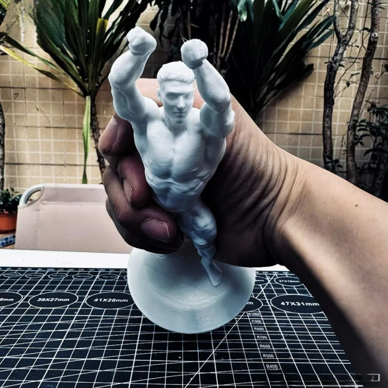 รูปปั้นนักแข่งขันกล้ามเนื้อชาย - 3D Printing Gold บทวิจารณ์และราคา