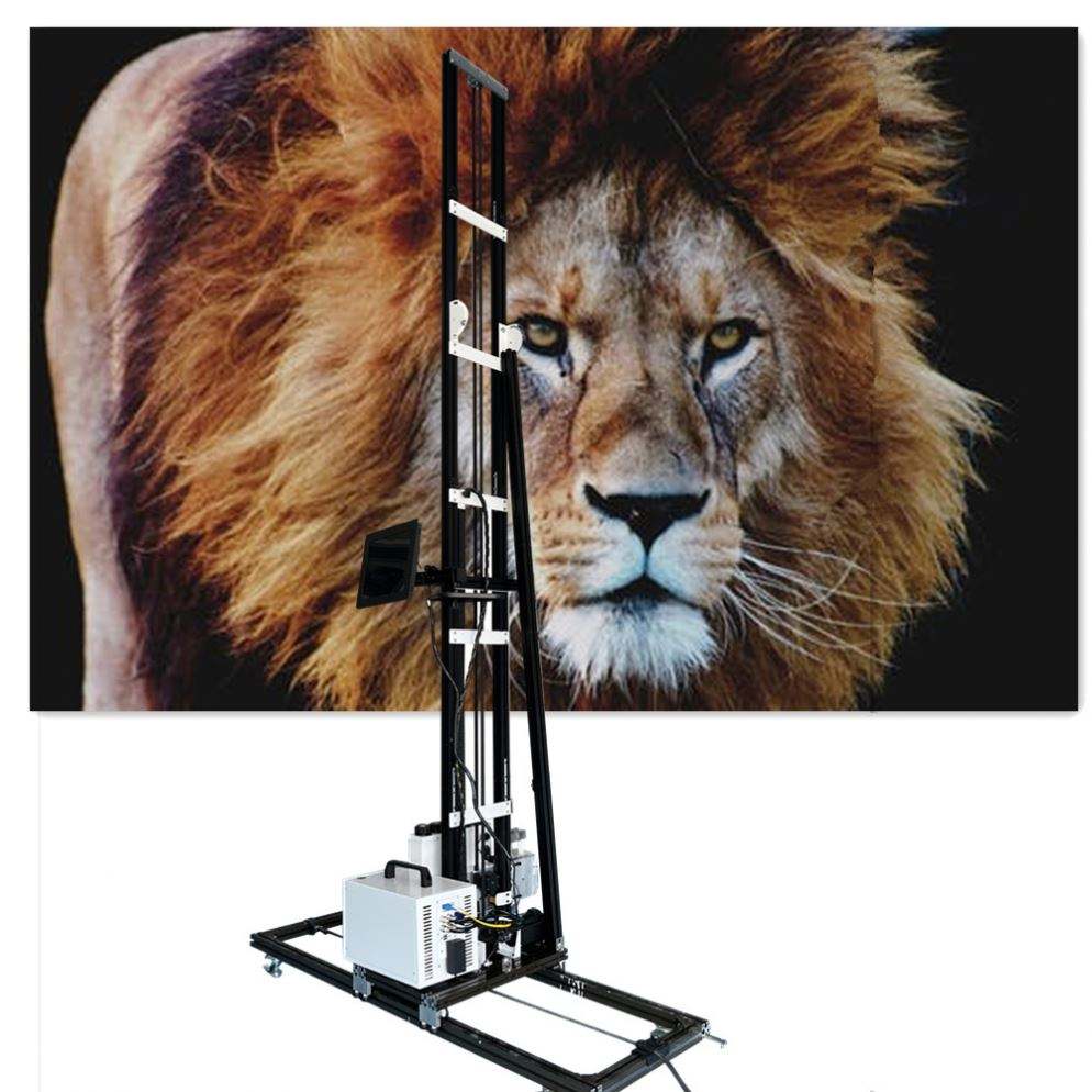 เครื่องพิมพ์ผนัง UV สำหรับพิมพ - 3D Printing Wall บทวิจารณ์และราคา
