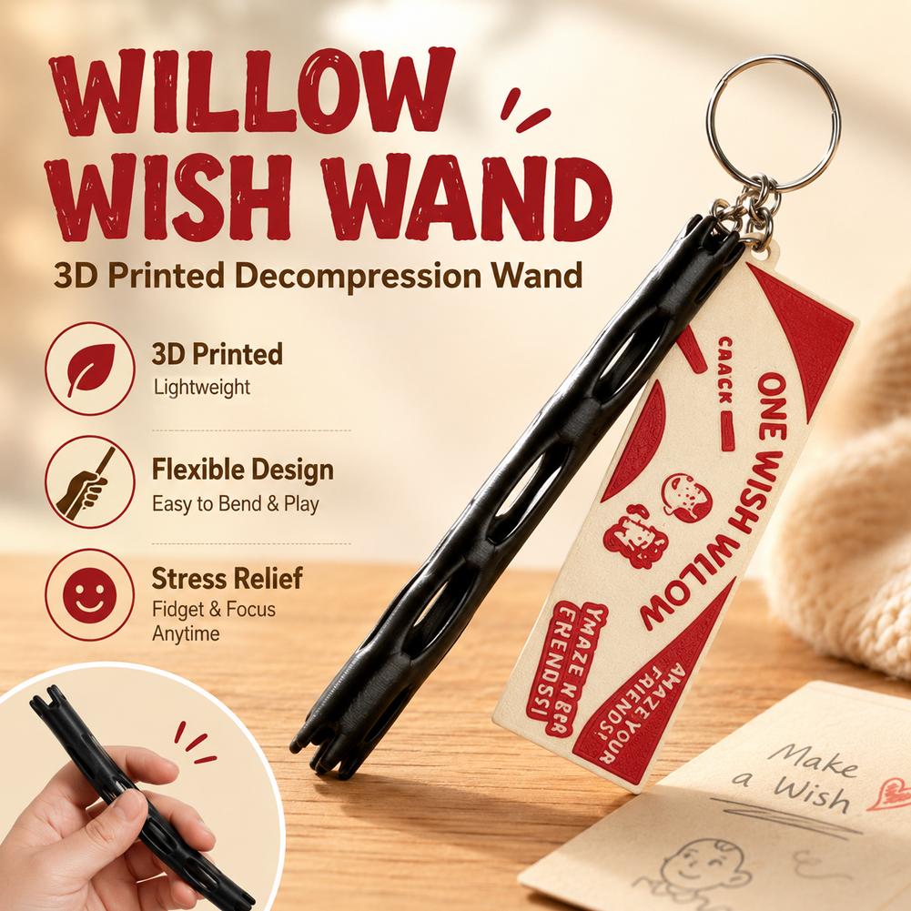 พวงกุญแจวิลโลว์ 3 มิติ พิมพ์ลา - 3D Printing Gif บทวิจารณ์และราคา