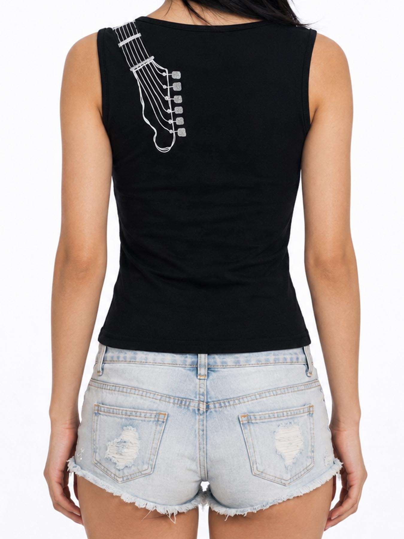 เสื้อกล้ามลายกราฟฟิตี้ 3 มิติ  - 3D Printing Guitar บทวิจารณ์และราคา