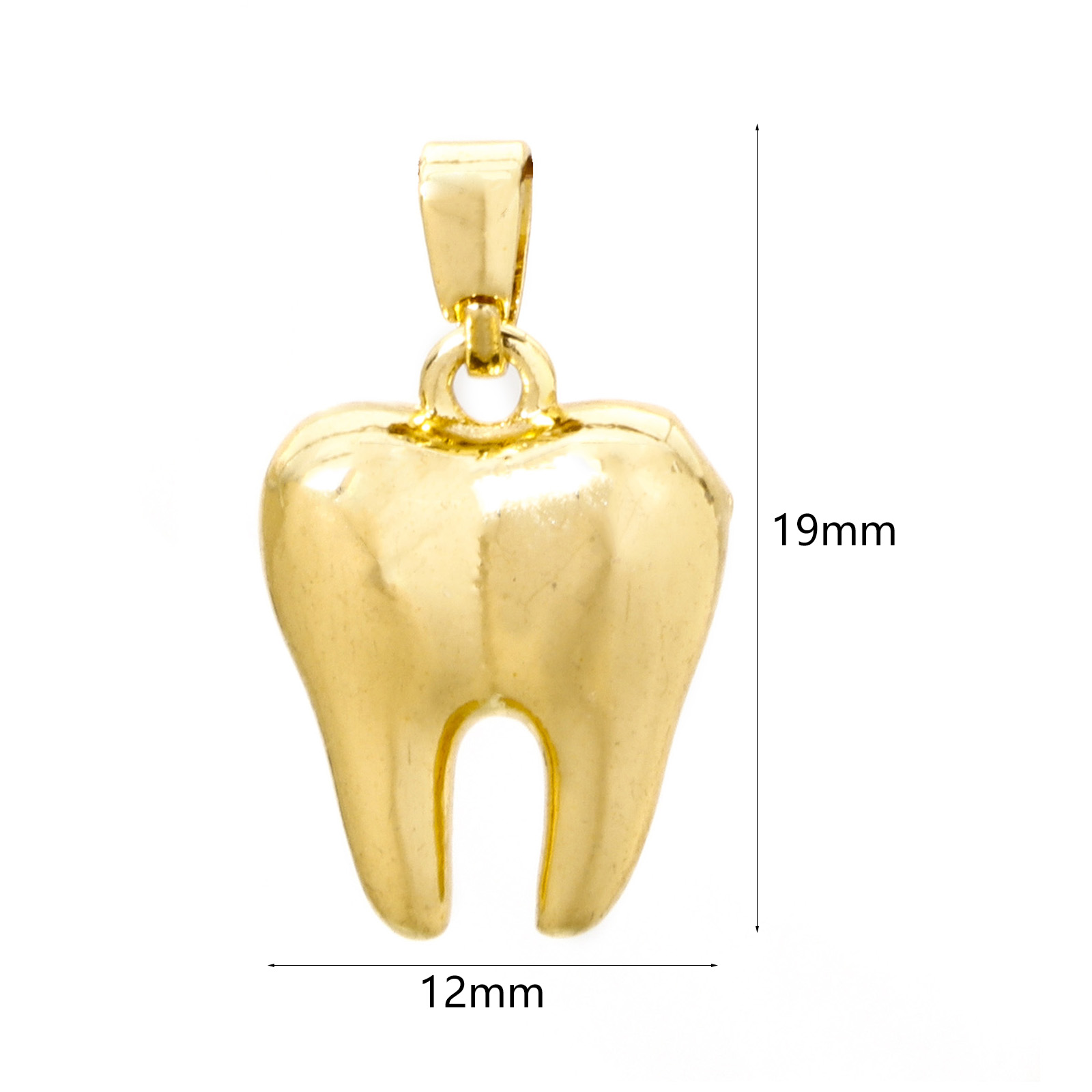 2pcs มินิทองเหลือง Charms ทองส - 3D Printing Jewellery บทวิจารณ์และราคา