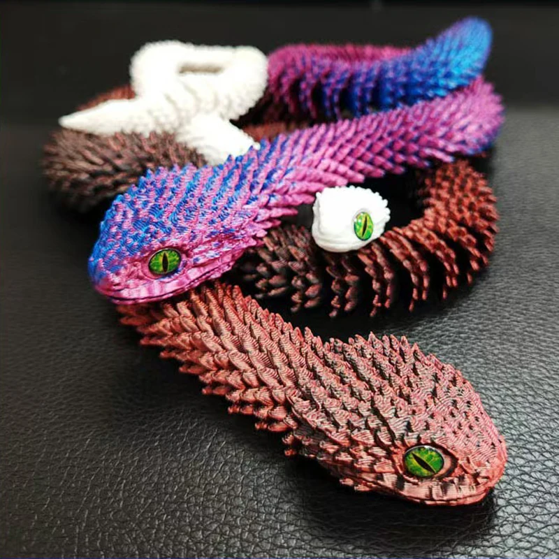 ของเล่นงูพิมพ์ 3 มิติ ข้อต่อขย - 3D Printing Gif บทวิจารณ์และราคา