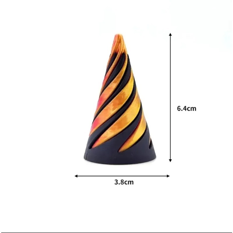ของเล่นพีระมิดหมุนได้แบบพิมพ์  - 3D Printing Gif บทวิจารณ์และราคา