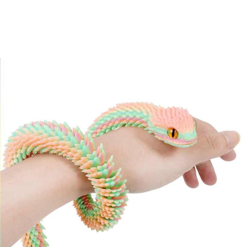 ของเล่นงูพิมพ์ 3 มิติ ข้อต่อขย - 3D Printing Gif บทวิจารณ์และราคา
