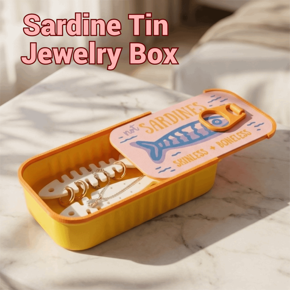 กล่องใส่เครื่องประดับรูปกระป๋อ - 3D Printing Jewellery บทวิจารณ์และราคา