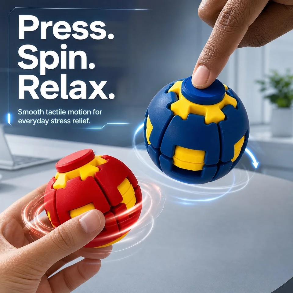 ของเล่นบีบหมุนคลายเครียดแบบพกพ - 3D Printing Jobs บทวิจารณ์และราคา