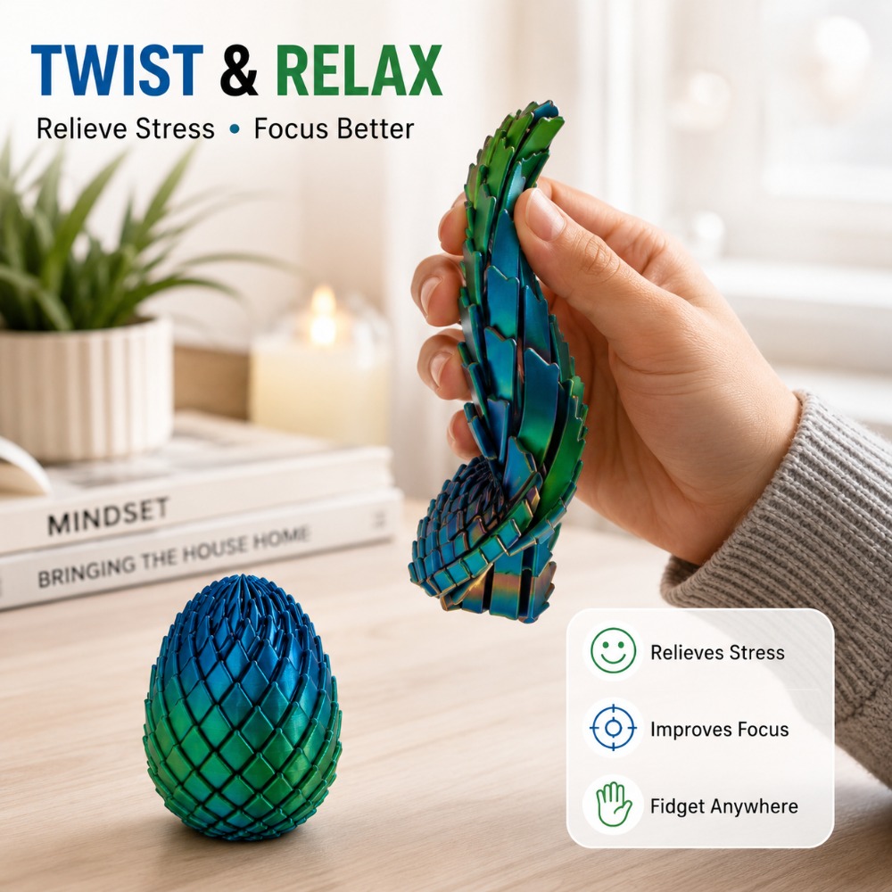 ของเล่นไข่มังกร 3 มิติ พิมพ์ลา - 3D Printing Gif บทวิจารณ์และราคา