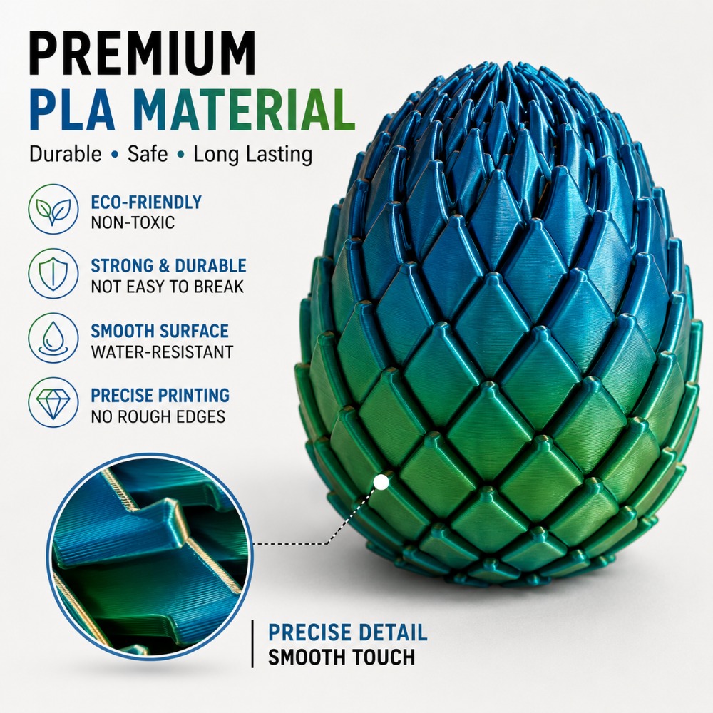 ของเล่นไข่มังกร 3 มิติ พิมพ์ลา - 3D Printing Gif บทวิจารณ์และราคา