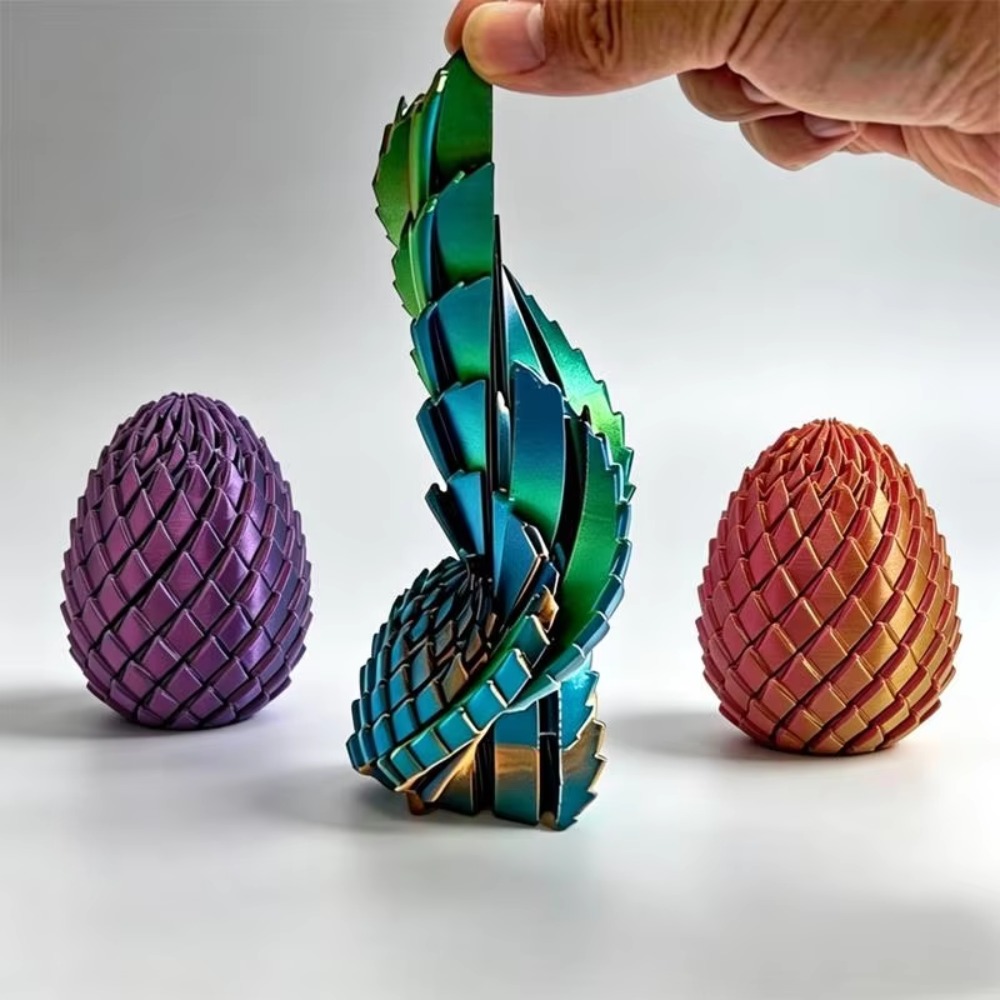 ของเล่นไข่มังกร 3 มิติ พิมพ์ลา - 3D Printing Gif บทวิจารณ์และราคา