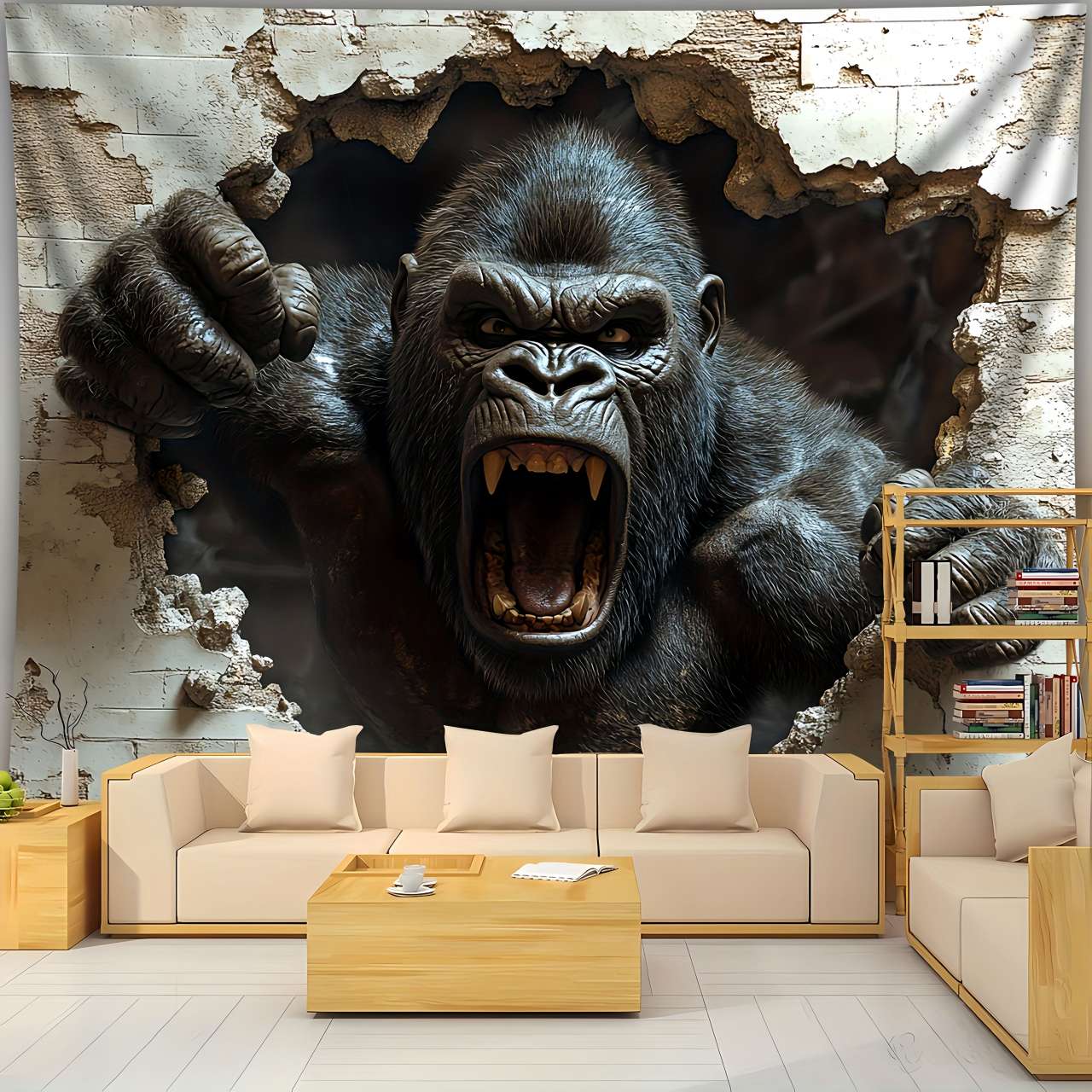 1 PC 3D แบบไดนามิก Gorilla Wal - 3D Printing Room บทวิจารณ์และราคา