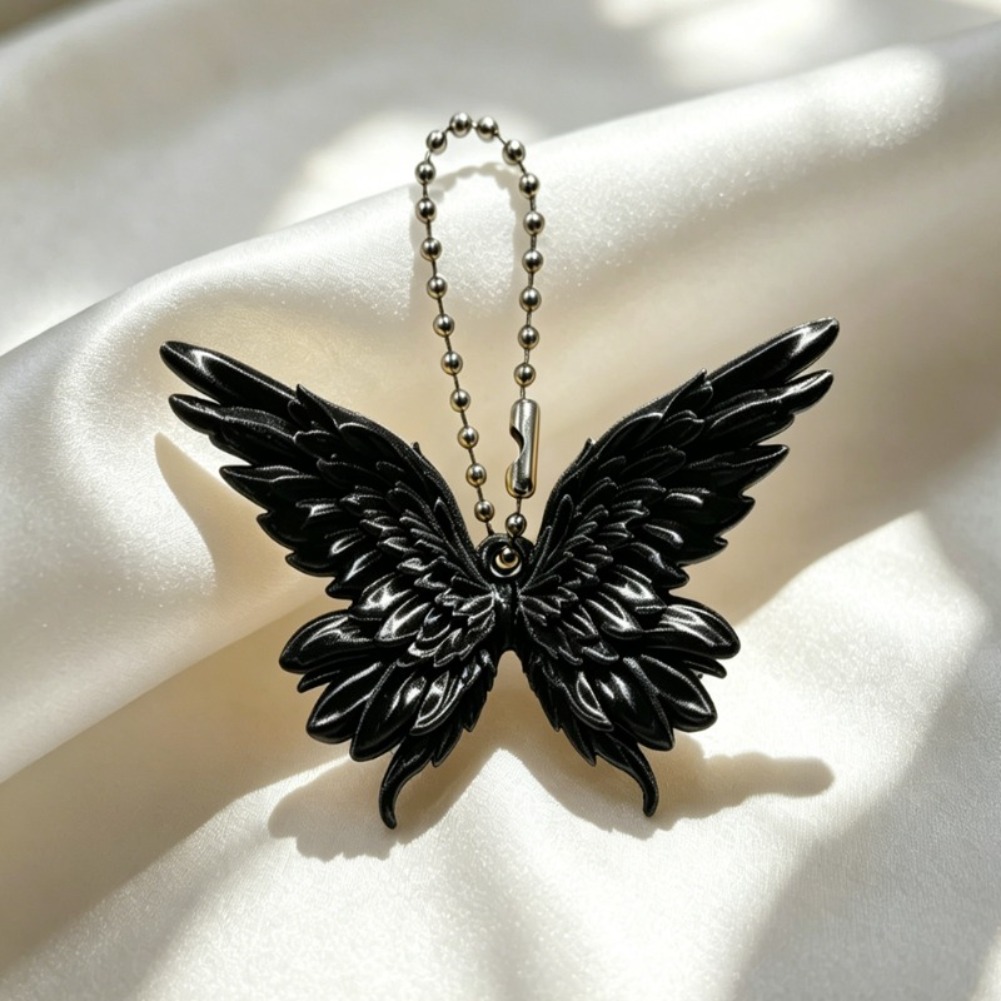 พวงกุญแจรูปปีกผีเสื้อแบบซ้อนน่ - 3D Printing Gif บทวิจารณ์และราคา
