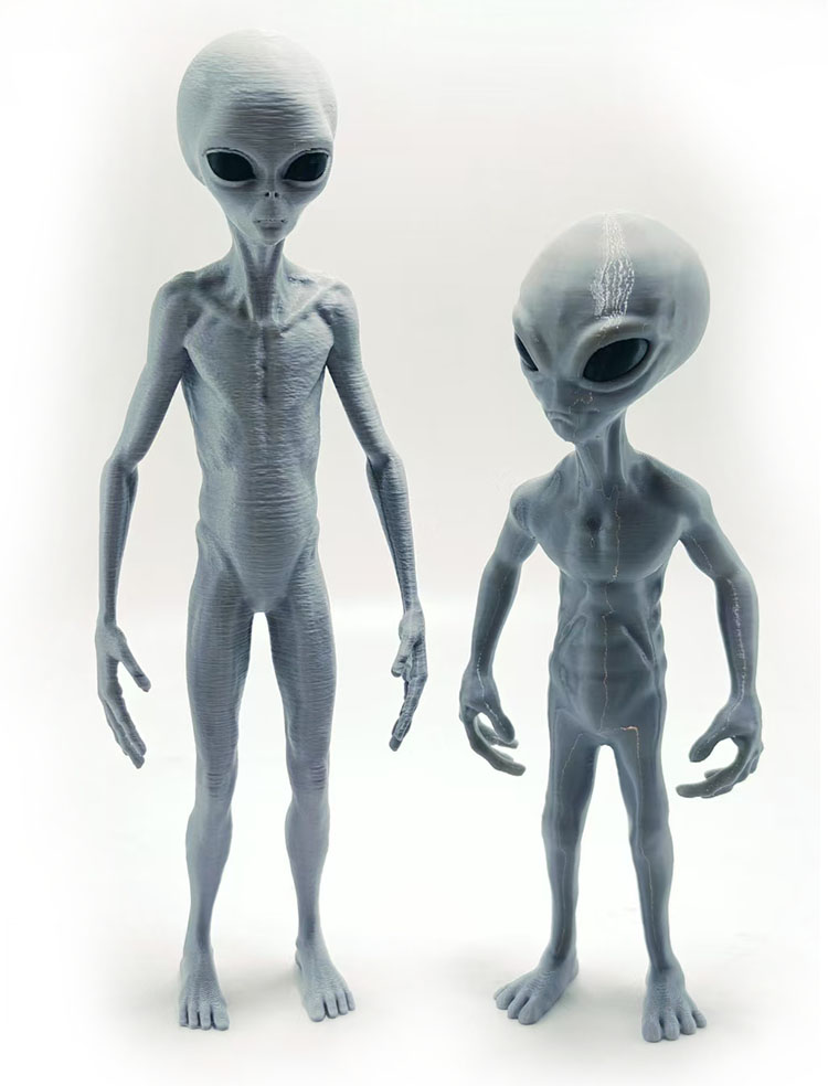 2025 ใหม่ Roswell UFO สีเทา Al - 3D Printing Room บทวิจารณ์และราคา